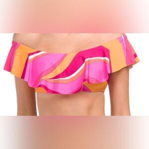 Trina Turk VIVID VISTA OFF THE SHOULDER BANDEAU TOP
